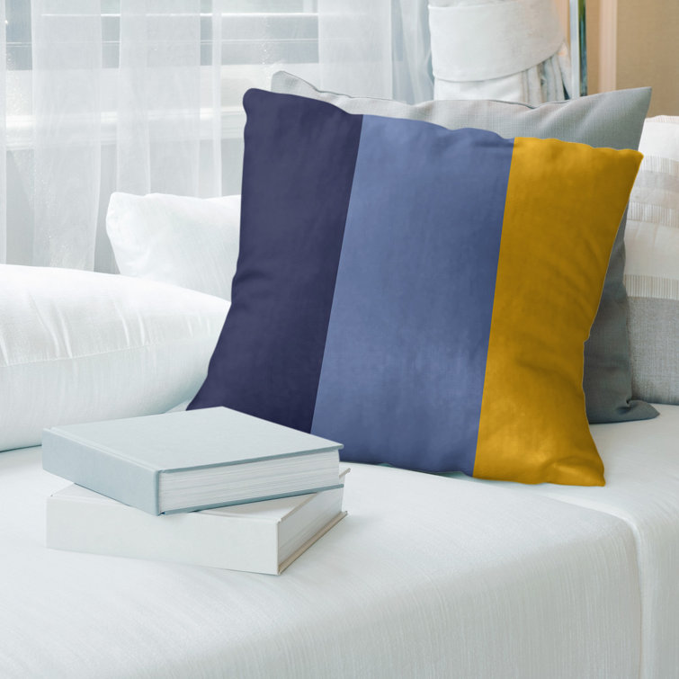 Wayfair store pillows blue